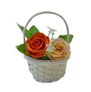 Accentra - Mydlové kvety ruže v košíku