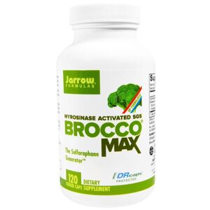 Jarrow Formulas Jarrow BroccoMax (sulforafán z extraktu z brokolice), 120 rastlinných kapsúl