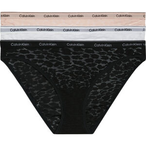Calvin Klein 3 PACK - dámske nohavičky Bikini PLUS SIZE QD5069E-N8I-plus-size 3XL