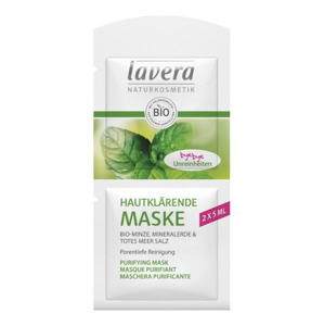 Lavera - Hloubková čistící maska Bio Máta, 2x5 ml