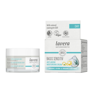 Lavera - Basis Sensitiv Anti-Ageing, Hydratační pleťový krém s Q10, 50 ml
