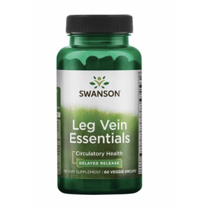 Swanson Leg Vein Essentials, podpora žil a cév, 60 rostlinných kapslí Výživový doplnok