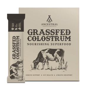 Ancestral Supplements, Grass-fed Beef Colostrum, kravské kolostrum, 30 sáčků Výživový doplnok