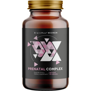 BrainMax Prenatal Complex, komplex vitamínov pre tehotné ženy Počet kapsúl: 90 kapslí 30 jedinečných živín pre potreby žien pred otehotnením, počas tehotenstva aj počas dojčenia.