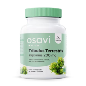 Osavi Tribulus Terrestris saponins, kotvičník zemní - saponiny, 200 mg, 120 rostlinných kapslí Výživový doplnok
