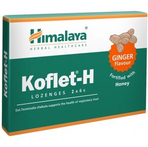 Himalaya Herbals Himalaya Koflet-H Ginger, pastilky s příchutí zázvoru, 12 pastilek Výživový doplnok