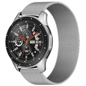 4wrist Milánsky remienok na Samsung Galaxy Watch – Strieborný 20 mm