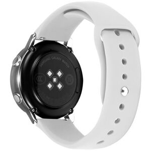 4wrist Silikónový remienok na Samsung Galaxy Watch – White 20 mm
