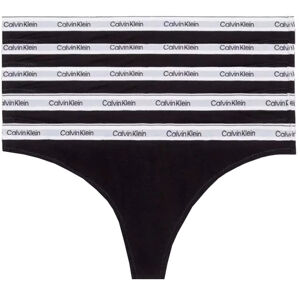 Calvin Klein 5 PACK - dámske tangá QD5221E-UB1 XL