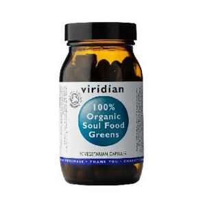 Viridian Soul Food Greens 90 kapsúl Organic *CZ-BIO-001 certifikát