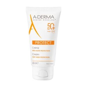 A-DERMA Ochranný krém na suchú pleť SPF 50+ Protect (Sun Cream) 40 ml