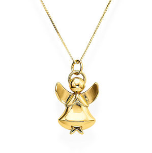 Amen Originálne strieborný náhrdelník Angels A1G (retiazka, prívesok)