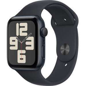 Apple Apple Watch SE (2023) Cellular 44mm športový silikónový remienok temne atramentový M/L