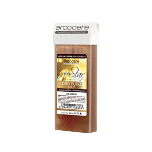 Arcocere Epilačný vosk s trblietkami Professional Wax Oro Puro Gold (Roll-On Cartidge) 100 ml