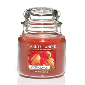 Yankee Candle Aromatická sviečka Classic strednej Spiced Orange 411 g