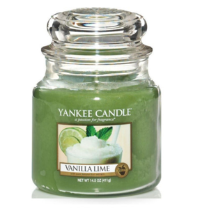 Yankee Candle Aromatická sviečka Classic strednej Vanilla Lime 411 g