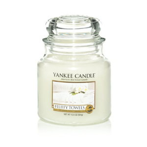 Yankee Candle Aromatická sviečka Fluffy Towels 411 g