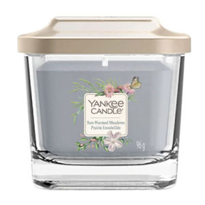 Yankee Candle Aromatická sviečka malá hranatá Sun-Warmed Meadows 96 g