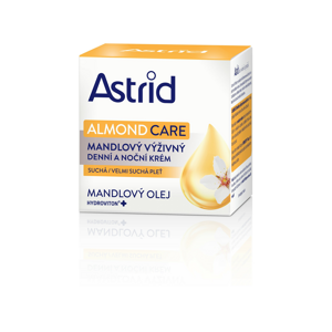 Astrid Mandľový výživný denný a nočný krém pre suchú a veľmi suchú pleť Almond Care 50 ml