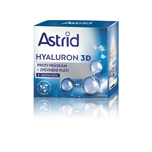 Astrid Zpevňující nočný krém proti vráskam Hyaluron 3D 50 ml