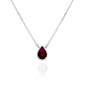 Beneto Exclusive Prekrásny strieborný náhrdelník s granátom GRAAGS2/46