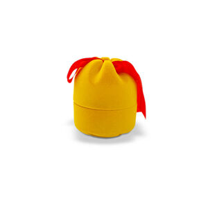 Beneto Žltá darčeková krabička s mašľou KDET25