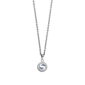 Bering Slušivý oceľový náhrdelník s čírymi kryštálmi Artic Symphony 429-17-450