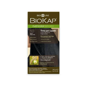 Biokap Nutricolor Delicato - Farba na vlasy 1.00 Čierna prírodná 140 ml