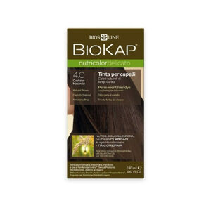 Biokap Nutricolor Delicato - Farba na vlasy 4.00 Hnedá prirodzená 140 ml