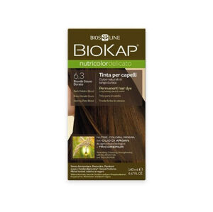 Biokap Nutricolor Delicato - Farba na vlasy 6.30 Blond zlatá tmavá 140 ml