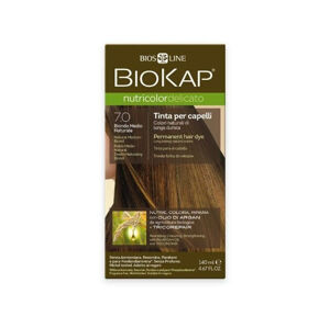 Biokap Nutricolor Delicato - Farba na vlasy 7.0 Blond prírodný stredný 140 ml