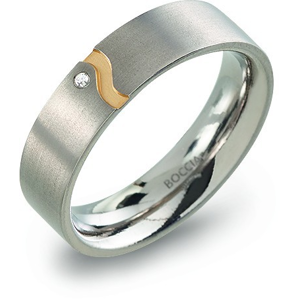 Boccia Titanium Snubný titánový prsteň 0147-04 57 mm