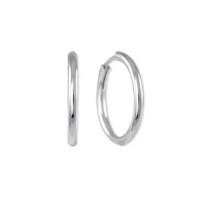 Brilio Silver Nestarnúce strieborné kruhy 431 001 0300 04 5 cm
