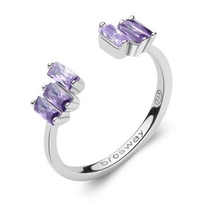 Brosway Blyštivý otvorený prsteň Fancy Magic Purple FMP15 M (53 - 55 mm)