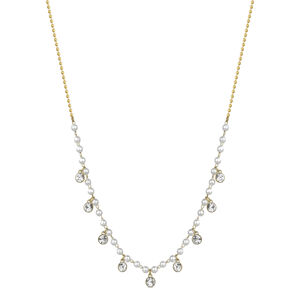 Brosway Očarujúce pozlátený náhrdelník s perlami Chant BAH84