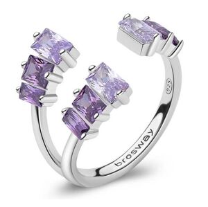 Brosway Očarujúce otvorený prsteň Fancy Magic Purple FMP17 M (53 - 55 mm)