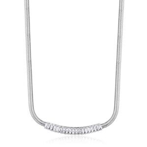Brosway Pôvabný náhrdelník s čírymi zirkónmi Desideri BEIN016