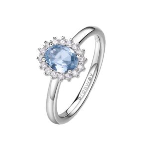 Brosway Elegantný strieborný prsteň Fancy Cloud Light Blue FCL74 54 mm