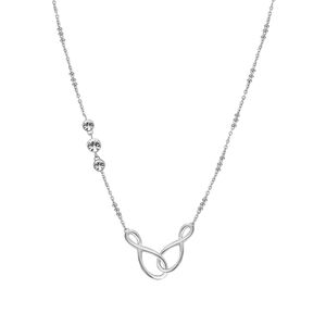Brosway Štýlový oceľový náhrdelník Nekonečno Ribbon BBN09