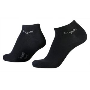 Bugatti 3 PACK - pánske ponožky 6765-610 black 43-46