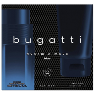 Bugatti Dynamic Move Blue - EDT 100 ml + sprchový gel 200 ml
