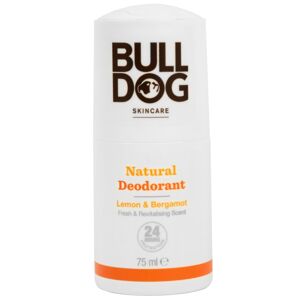 Bulldog Prírodný guľôčkový dezodorant ( Natura l Deodorant Lemon & Bergamot Fresh & Revita l ising Scent) 75 ml