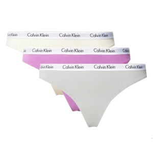 Calvin Klein 3 PACK - dámske tangá PLUS SIZE QD3800E-CFU 3XL