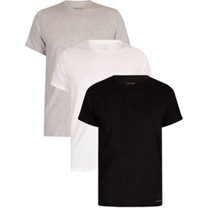 Calvin Klein 3 PACK - pánske tričko Regular Fit NB4011E-MP1 M