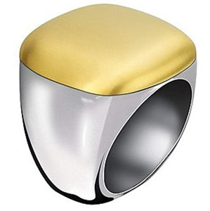Calvin Klein Bicolor prsteň Placid KJ0CER2001 52 mm