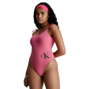 Calvin Klein Dámska sada - jednodielne plavky, čelenka a osuška KW0KW02087-XI1 S