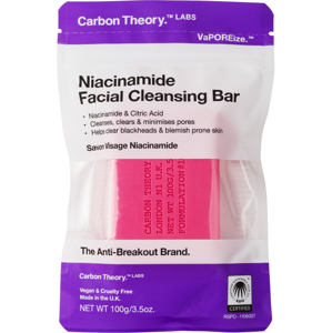 Carbon Theory Čistiace pleťové mydlo Niacinamide (Facial Cleansing Bar) 100 g