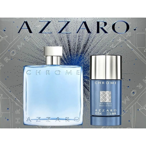 Azzaro Chrome - Toaletná voda s rozprašovačom 100 ml + tuhý deodorant 75 ml