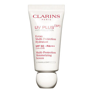Clarins Viacúčelová ochranná emulzia SPF 50 UV Plus Anti-pollution (Multi Protection Moisturizing Screen) 30 ml Rose