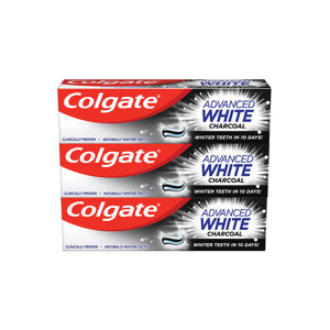 Colgate Bieliaca zubná pasta Advanced White Charcoal 3 x 75 ml